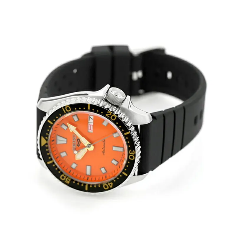 Seiko 5 Sports SKX Orange Dial Automatic Men’s Watch- SRPL89